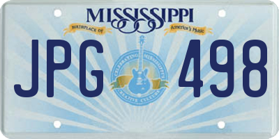 MS license plate JPG498