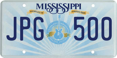 MS license plate JPG500