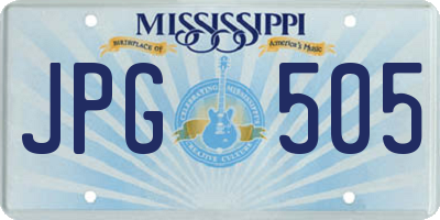 MS license plate JPG505