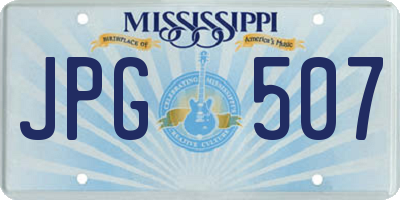 MS license plate JPG507
