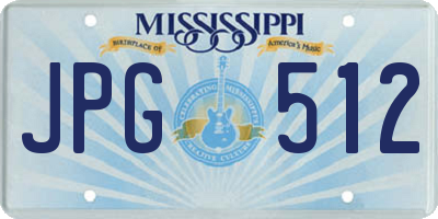 MS license plate JPG512