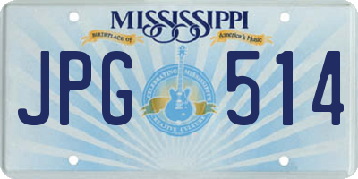 MS license plate JPG514