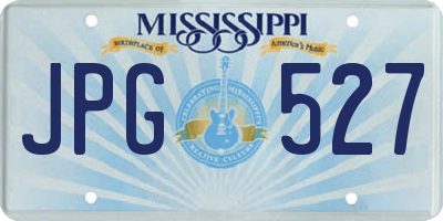 MS license plate JPG527