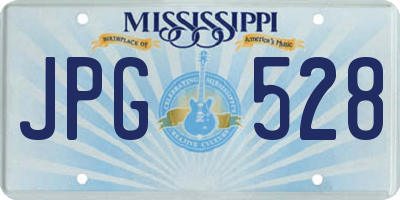 MS license plate JPG528