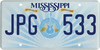 MS license plate JPG533