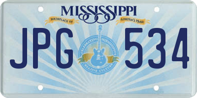 MS license plate JPG534