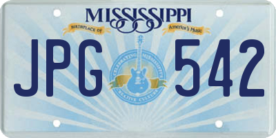 MS license plate JPG542