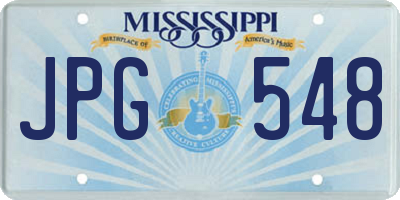 MS license plate JPG548