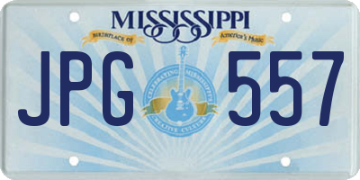 MS license plate JPG557