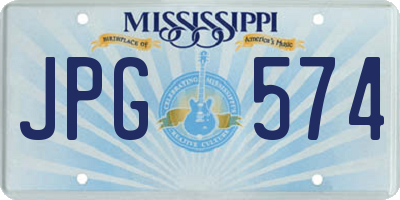 MS license plate JPG574