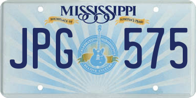 MS license plate JPG575