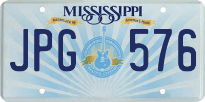 MS license plate JPG576