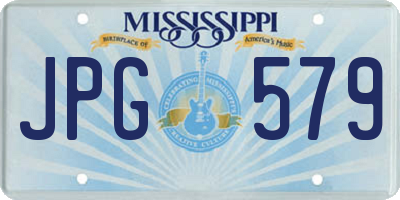 MS license plate JPG579