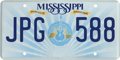 MS license plate JPG588