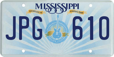 MS license plate JPG610