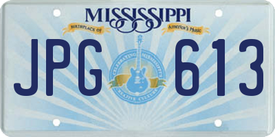 MS license plate JPG613