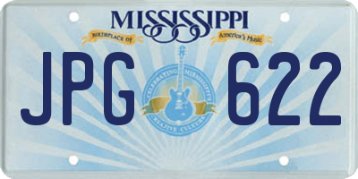 MS license plate JPG622