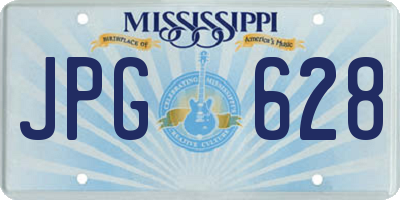 MS license plate JPG628