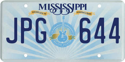 MS license plate JPG644