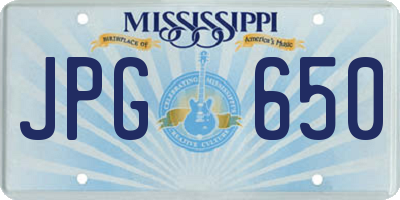 MS license plate JPG650