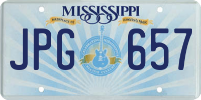 MS license plate JPG657