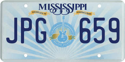 MS license plate JPG659