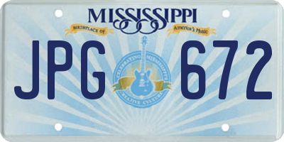 MS license plate JPG672