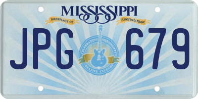 MS license plate JPG679