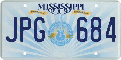 MS license plate JPG684