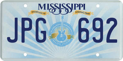 MS license plate JPG692