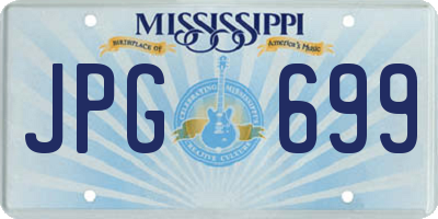 MS license plate JPG699