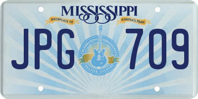 MS license plate JPG709
