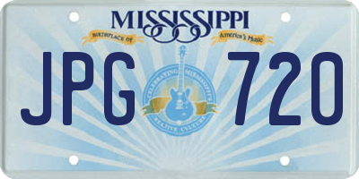 MS license plate JPG720