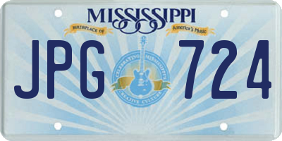 MS license plate JPG724