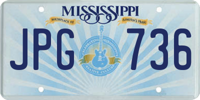 MS license plate JPG736