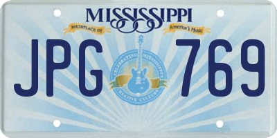 MS license plate JPG769