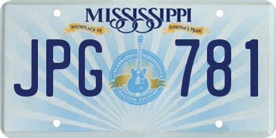 MS license plate JPG781