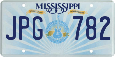 MS license plate JPG782