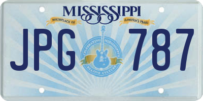 MS license plate JPG787