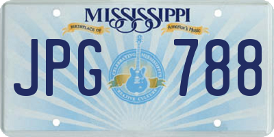 MS license plate JPG788