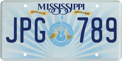 MS license plate JPG789