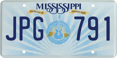 MS license plate JPG791