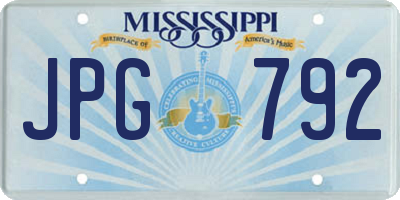 MS license plate JPG792