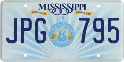 MS license plate JPG795