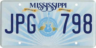 MS license plate JPG798
