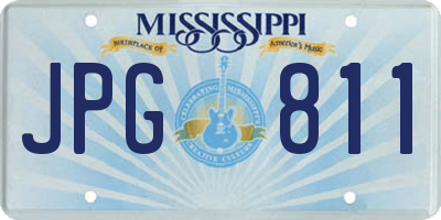 MS license plate JPG811