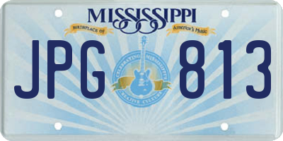 MS license plate JPG813