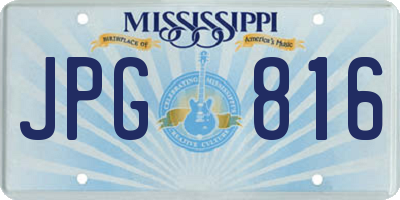 MS license plate JPG816