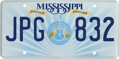 MS license plate JPG832