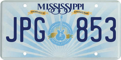 MS license plate JPG853